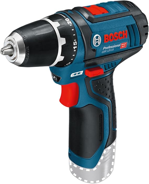 Bosch Professional 12V System cordless drill-driver GSR 12V-15 (without battery or charger)