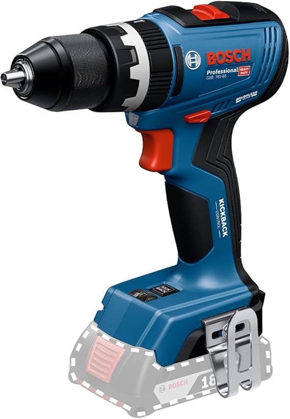Bosch Professional 18V System Cordless Drill Driver GSB 18V-65 (Brushless Motor, Head Length 175, Without Battery/Charger)