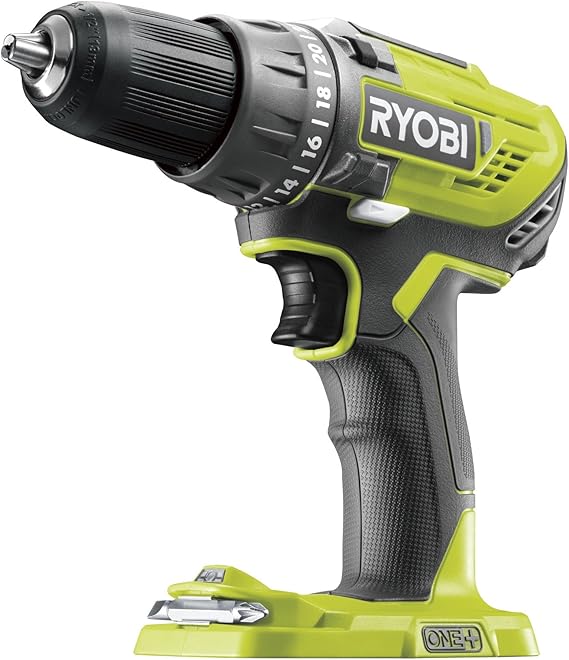 RYOBI ONE+ R18DD3-0 18V Cordless Drill - 13mm Chuck 2 Speed, 24 Torque Positions, Compact - Battery Not Included