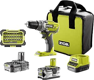 RYOBI - Perceuse-visseuse BRUSHLESS moteur sans charbons